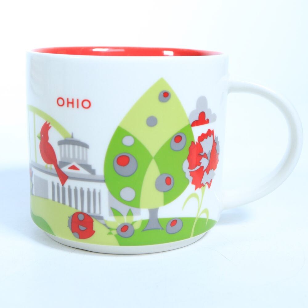 Starbucks You Are Here Collection 2016 Ohio Coffee Mug 14 Oz